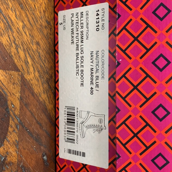 Tory Burch Miller Bootie, Nautical Blue/Navy/Marine. Size 5 US - Picture 6 of 6